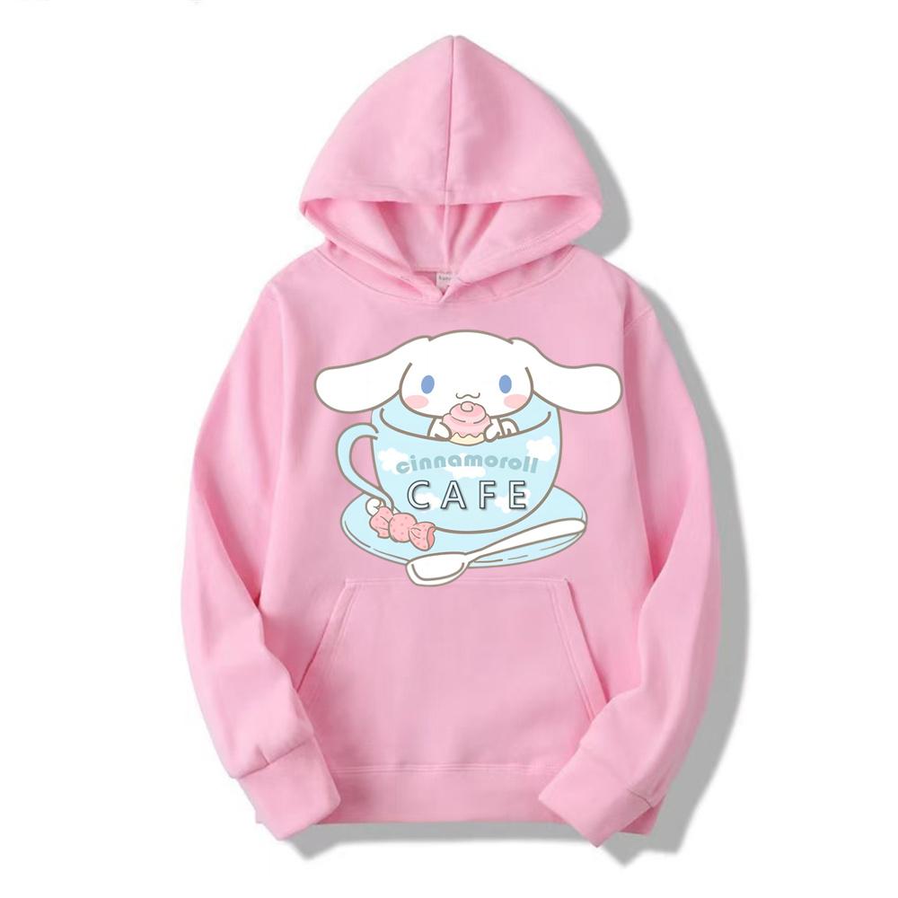 2025 Cinnamoroll My Melody Hoodies for Boys Girls Kids Sanrio Kawaii Woman and Men Casual Japanese Style Tops for Autumn Winter