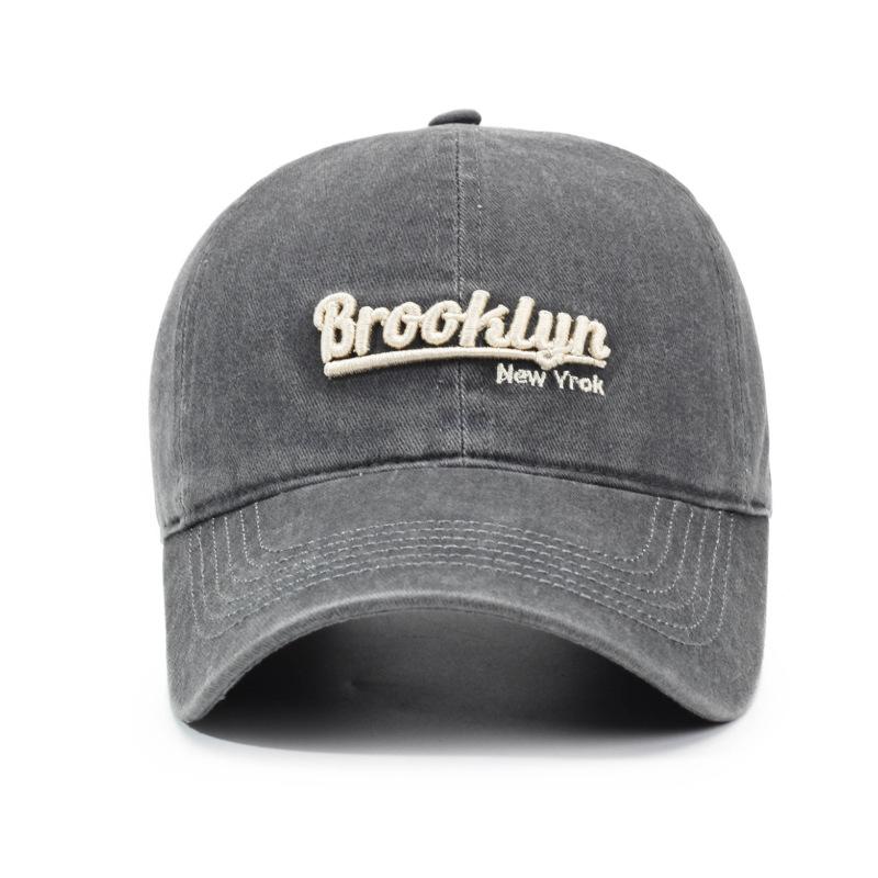 Retro Baseball Cap Men'S And Women'S Spring And Autumn Sports Casual Hat Personalized Street Washed Sunshade Cap