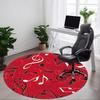 1pc Music Notes Pattern Chair Carpet for Office Non-Slip, Rug for Office, Room, Good Gift for Family or Friends,  Yy251226170