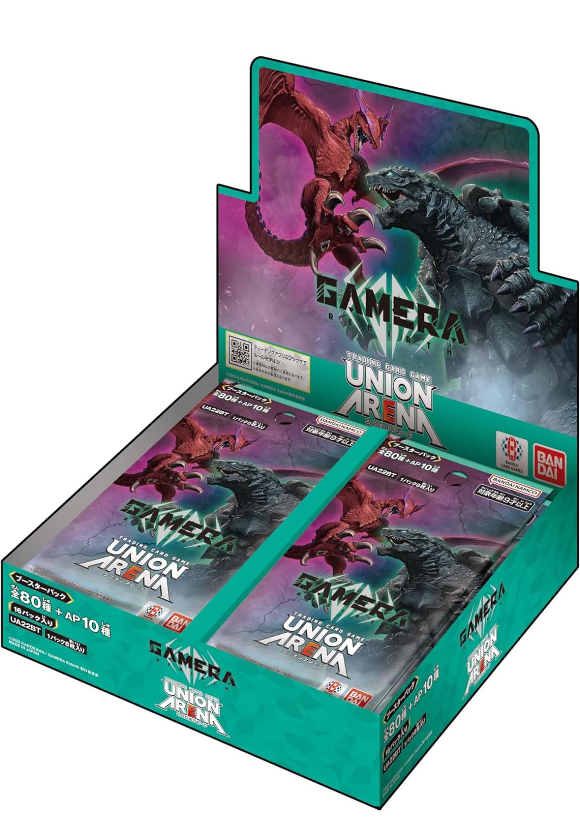 

Новая коробка с лентой UNION ARENA бустер GAMERA -Rebirth-