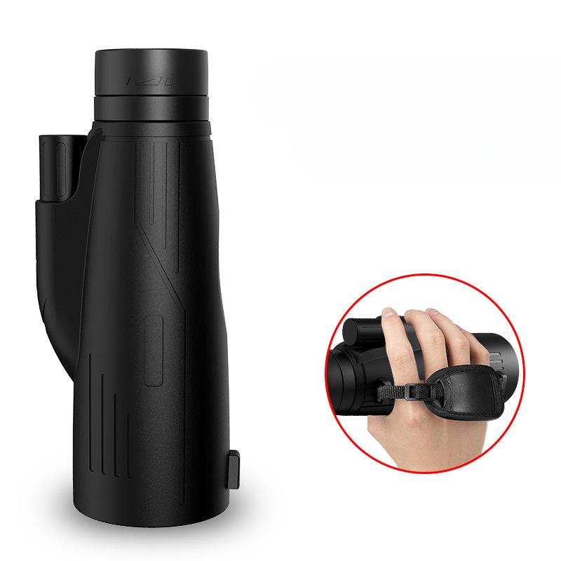 1/12×50 High-definition Monocular Telescope Anti-shake Hand-held Portable with Wrist Strap New Glasses for Cross-border