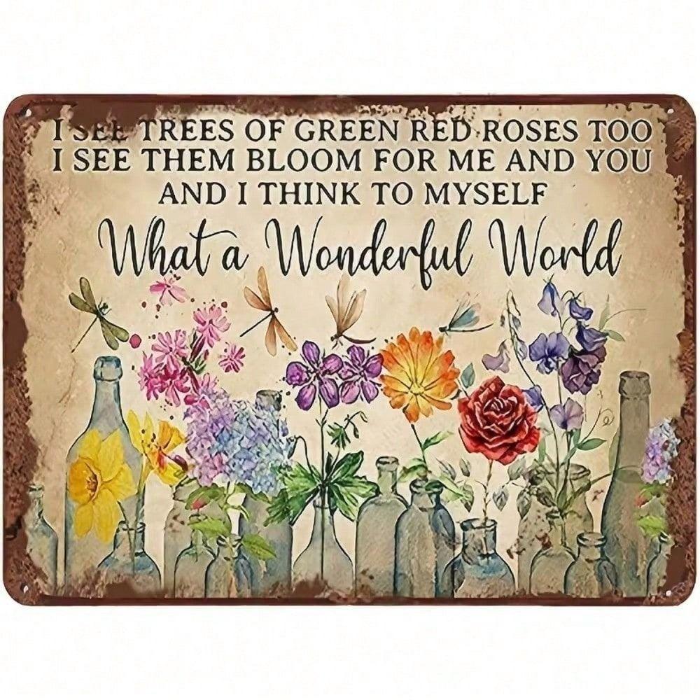 Vintage Metal Sign/ Wall Decor, Interior, for Kitchen, Coffee, Bar, Cafe