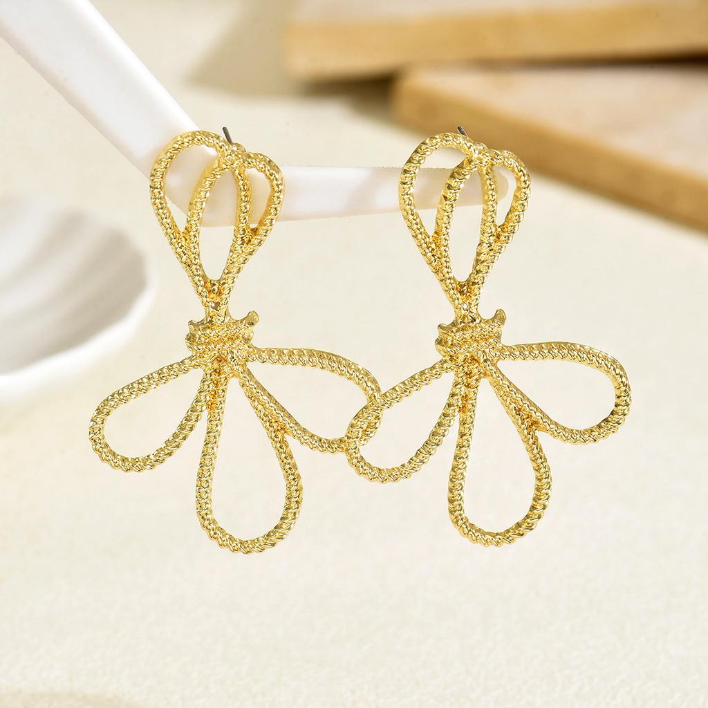 Geometric Drip Earrings  Niche Design, Diamond-encrusted Stud Earrings  Versatile and High-end Earrings