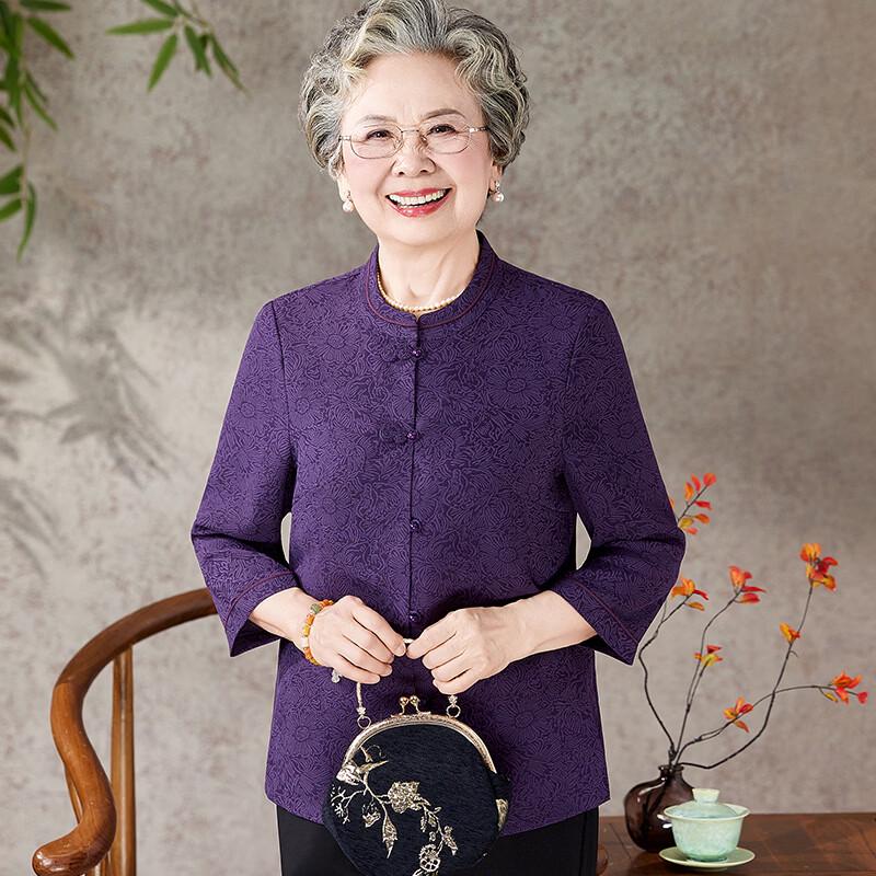Women s New Chinese Style Floral Shirt 4XL