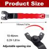 High Carbon Steel Adjustable Wrench for Angle Grinder, Universal Adjustable Wrench for Grinding Machine, Red Color