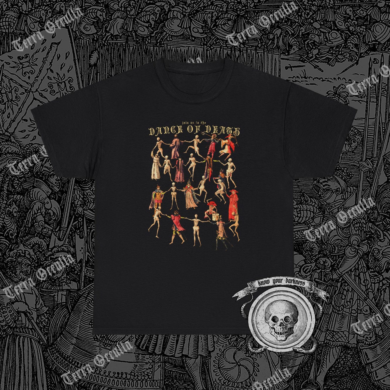 Dance of Death Shirt, Memento Mori, Danse Macabre S
