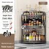 Modern 3-Tier Kitchen Corner Storage Rack with Knife Holder