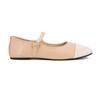 Two-material Strap Ballerinas Kinda Woman BURTON OF LONDON