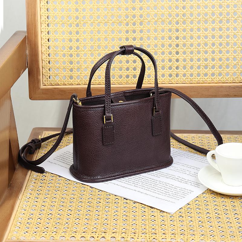 

Johnature Повседневная сумка из натуральной кожи, простая и универсальная, женская сумка через плечо для работы кофейный