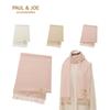 ACCESSOIRES Joe Solid Color with Chrysanthemum Packaged Scarf Pink [Paul & Joe] [Moonbat] (Paul & Accessories) Embroidery, 50078,