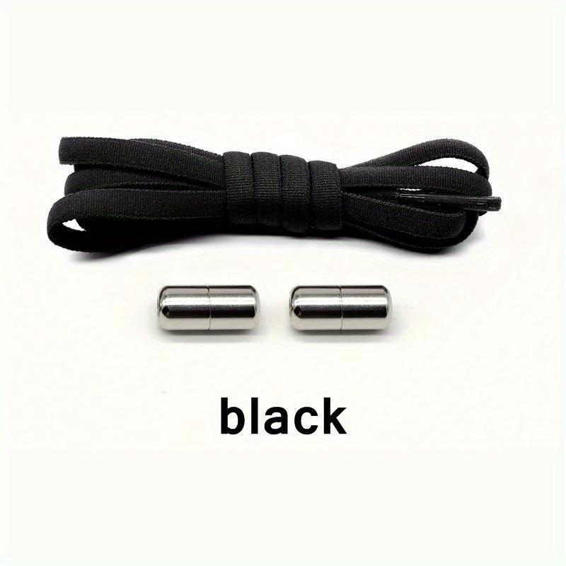 No-Tie Elastic Shoelaces for Sneakers & Skate Shoes - Adjustable, Stylish, Unisex - Secure, Comfortable Fit with Buckles, Spandex Material