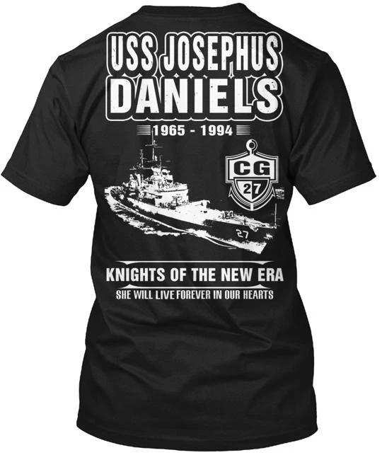 

Uss Josephus Daniels Cg 27 100% Cotton T-shirt Mens Tees Top Made in the USA T-Shirt Tee Top Unisex XL