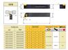 107.5° External Dia CNC Tool Holder SDQCR/SDQCL 1212H11 1616H11 2020K11