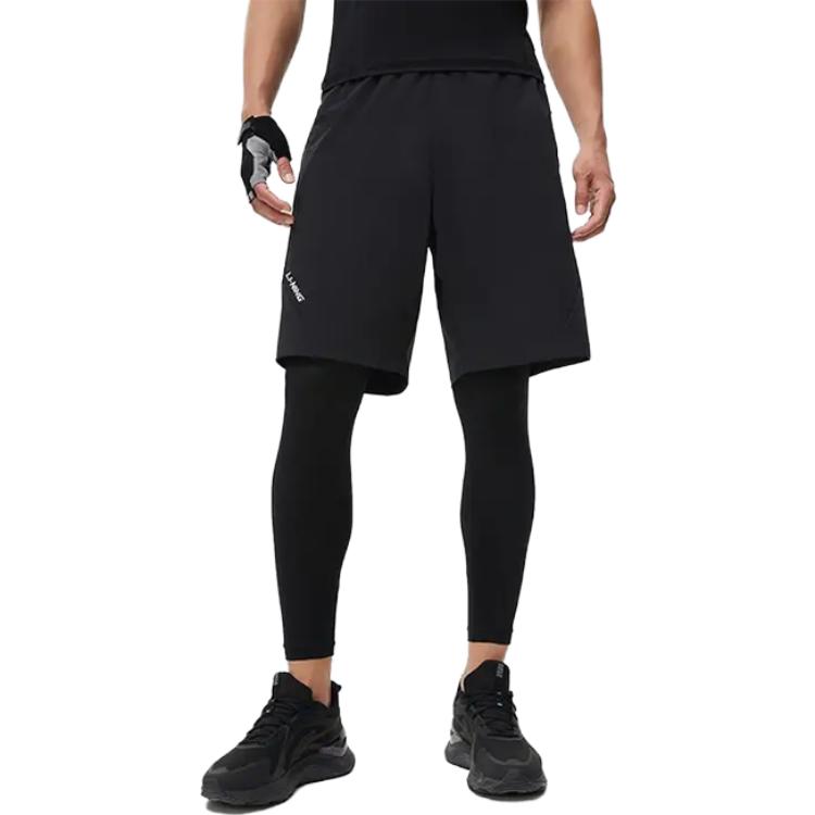 Li Ning Fitness Series Sports Pants Men's Black AULT017-1