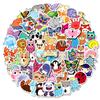 100 Small Size 4cm American Small Animal Stickers Cartoon Cute Laptop Skateboard Water Cup Suitcase Stickers