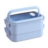 Japanese Style Microwaveable Double Layer Lunch Box