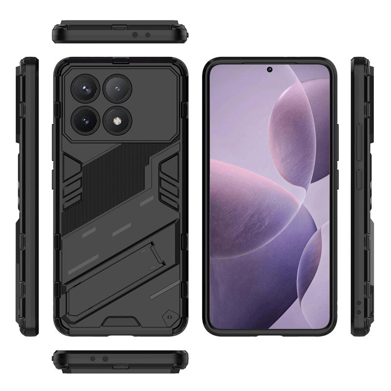 Holder Case For Xiaomi Poco X6 Pro Cover For Poco X6 Pro Capas Phone Back Bumper Kickstand Shockproof Cover Poco X6 Pro Fundas