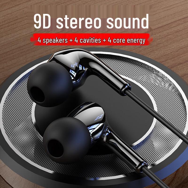 High-Quality Wired Ceramic In-Ear Earphones with Mic for Gaming and Laptops