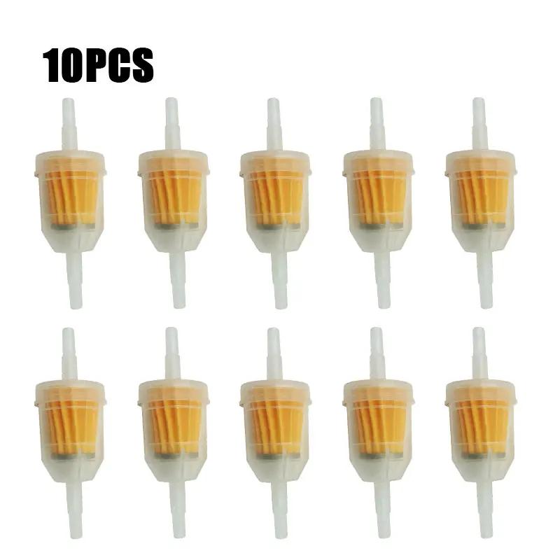 10/5Pcs Professional Motorcycle Oil Filter Inline Gas Fuel Filter Motorcycle Scooter Gasoline Filters Tool for Fuel Delivery