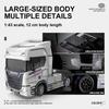 1/43 Rc Truck Dump Trucks 2.4G Desktop Mini Remote-Controlled Car Construction Engineering Vehicles Toys for Boys Christmas Gift