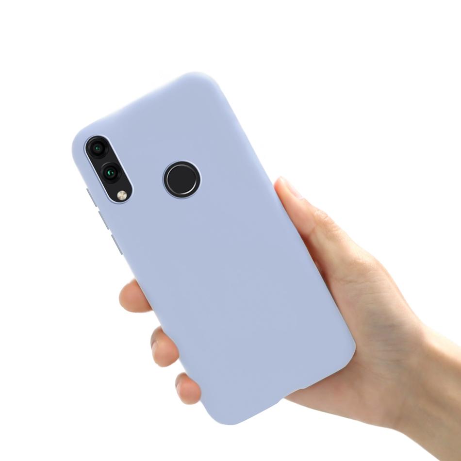 Bonbonfarbe Hülle für Huawei Honor 8C Handyhülle Honor 8C Abdeckung 6.26 Weiches Silikon TPU Rückseitenabdeckungen für Huawei Honor 8C BKK-L21