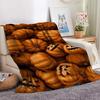 DIY Anime Custom Blanket Flannel Children Photos Autumn Breathable Warm Winter Throw Blanket for Bedding Travel Sofa Cove Cute