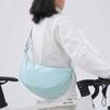 New Simple and Casual Solid Color Nylon Large Capacity Men Women's Dumpling Bag Shoulder Bag for Travel and Commuting Unisex Hobo Bags