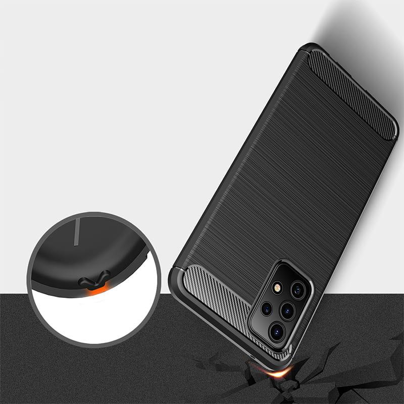 Case for Samsung Galaxy A13 4G, Karbon, black