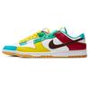 Nike Dunk Se 'Free.99' Synthetic Leather Low Top Skateboard Shoes White Red Blue Unisex CZ2496-100
