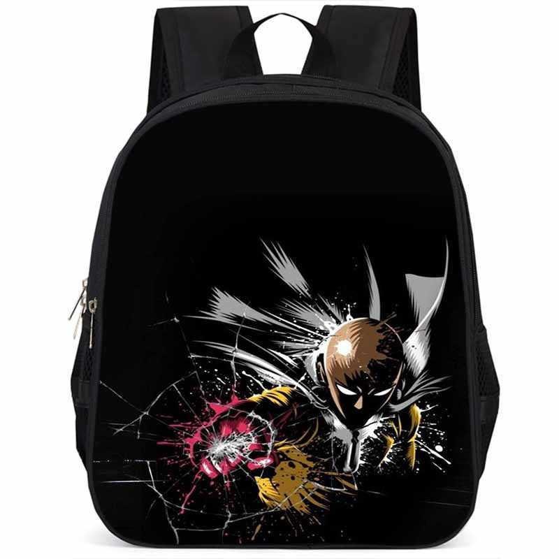 One Punch Man 15-inch Large Capacity Lightweight Oxford School Backpack For Kids