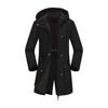 Womens Waterproof Hooded Jacket Winter Long Coat Casual Loose Fit Raincoat Commute