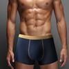 2XL-5XL masculino cor sólida tamanho grande roupa interior de algodão clássico ambientalmente amigável antibacteriano cuecas boxer masculinas