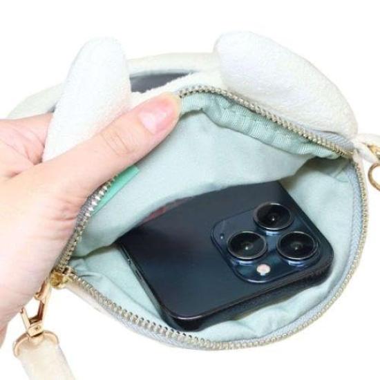 Ghibli Ieșire Plic Crossbody Etui pentru Accesorii Pungă Săculeț Studio Ghibli Set Micul Totoro (Pochette, Bandaj)