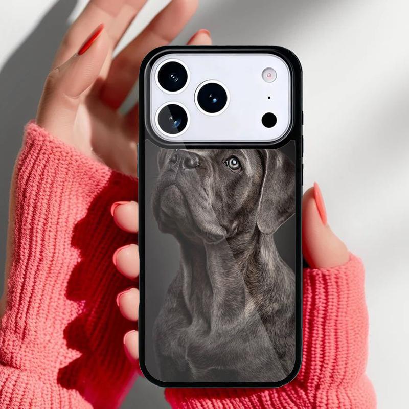 Italian dogs Cane Corso mastiff Phone Case for iPhone 17 16 15 14 13 Pro Max Back Cover for 12 11 Pro Coque