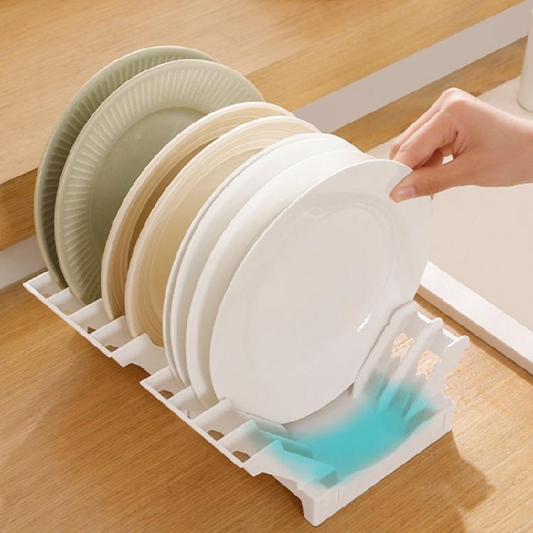 Kitchen Counter Dish Drainer Practical Dish Rack Plate and Bowl Holder for Optimal Kitchen Space Utilization