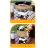 Faltbarer Camping Winddichter Gaskocher Outdoor Kocher Ultraleichter Brennkocher
