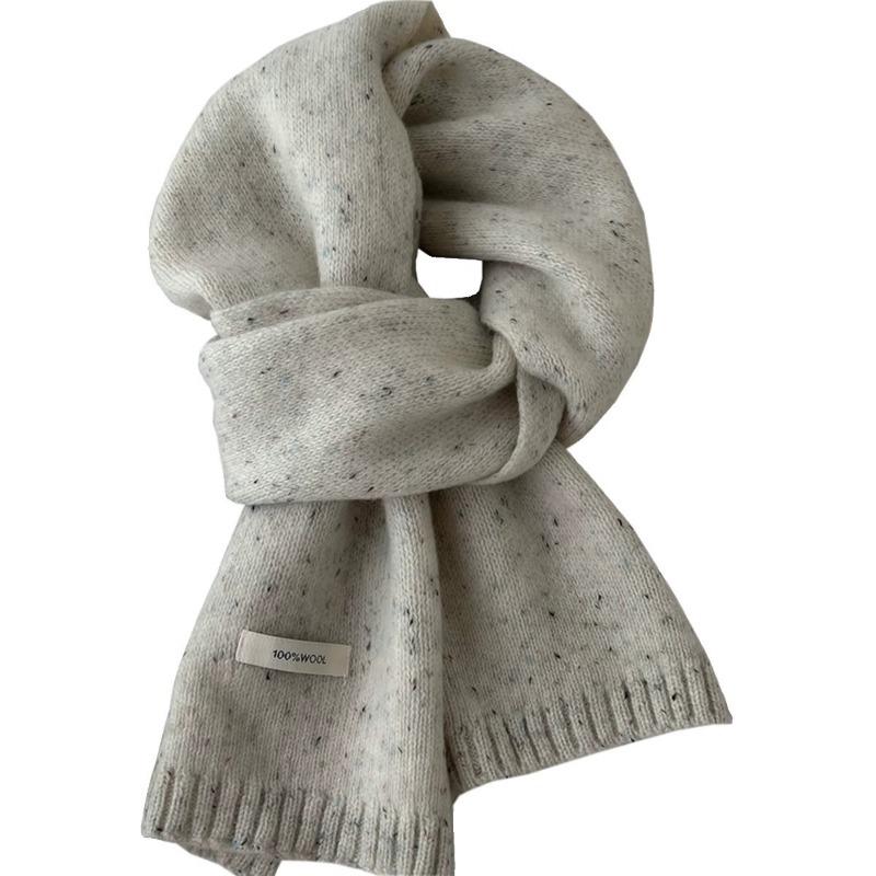 Unique Color 100 Pure Wool Scarf Cute Men and Women Couple Winter Warm Scarf