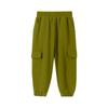 Children's Fashionable And Casual Leg Tied Multi Pocket Pants