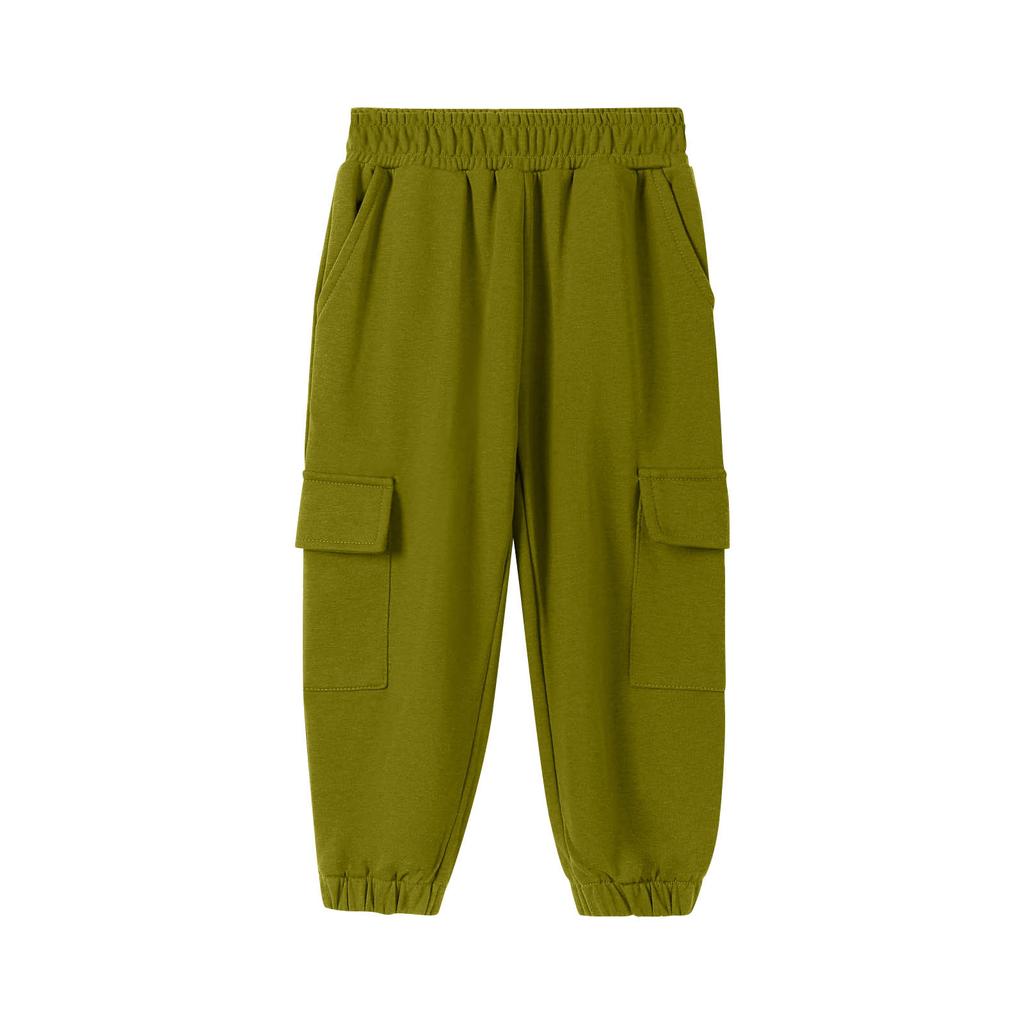 Children's Fashionable And Casual Leg Tied Multi Pocket Pants