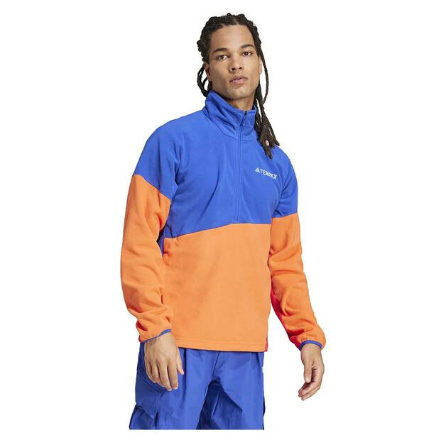 Adidas Fleece Jacket with Half-zip Terrex Multi Climawarm