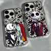 Funda de teléfono The Nightmare before Christmas Para iPhone 17e 17 16 15 14 13 12 11 mini Pro Max XSMAX Air Plus Transparente Suave