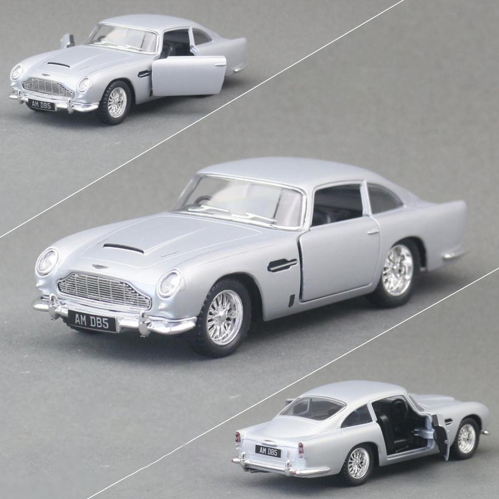 1:38 Db5 Alloy Classic Sports Car Model Diecasts Metal Retro Racing Vehicles Car Model Simulation Collection Childrens Toys Gift