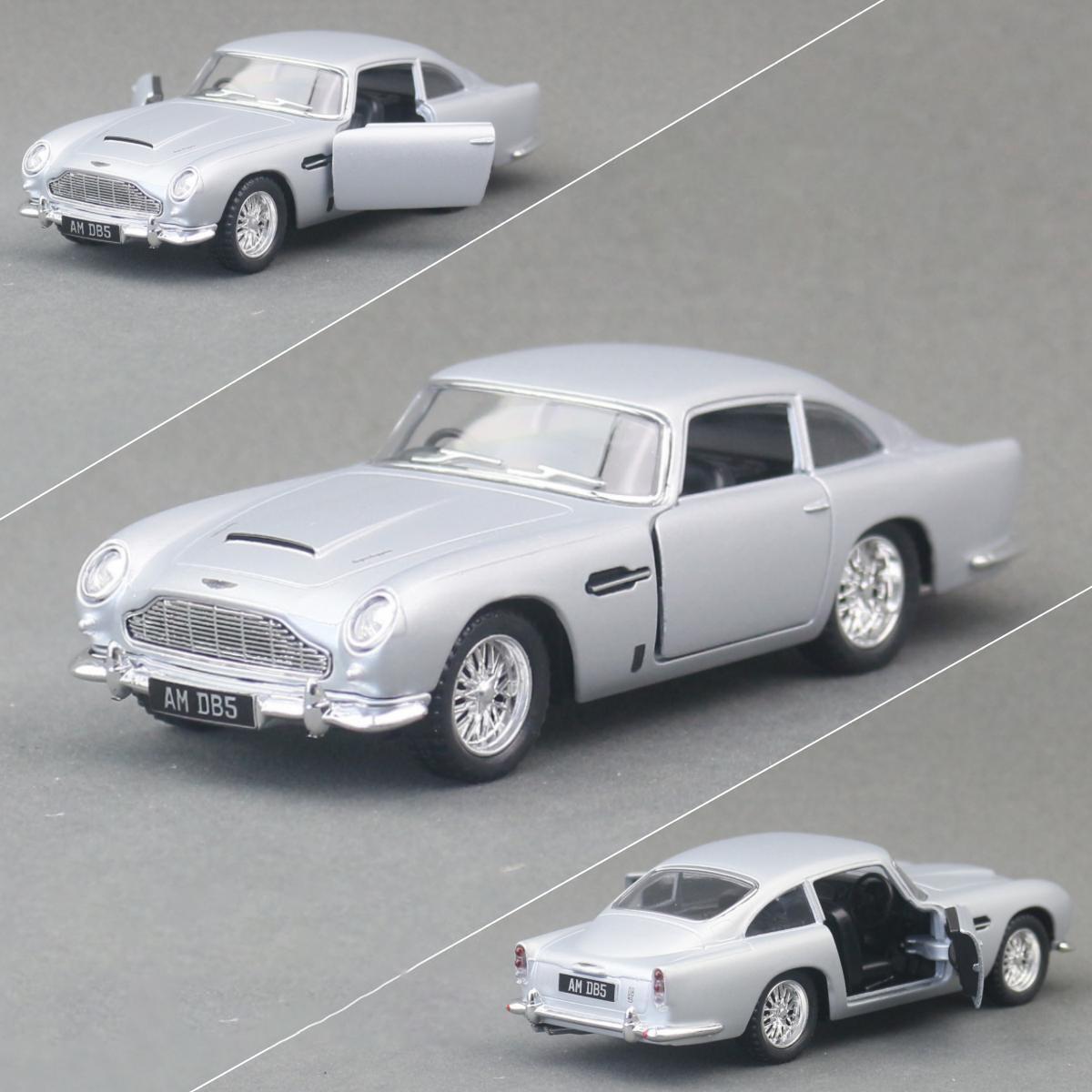 1:38 Db5 Legierung Klassisches Sportwagenmodell Druckguss Metall Retro Rennfahrzeuge Automodell Simulation Sammlung Kinderspielzeug Geschenk