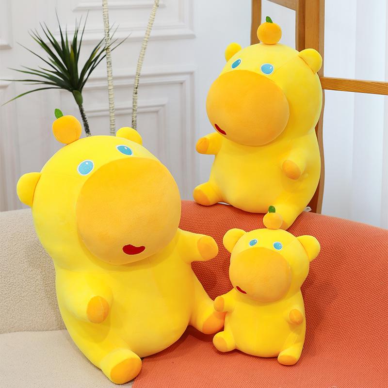 New capybara lulu doll kapibara plush toy milk dolphin doll soothing doll