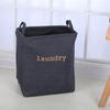 EVA Dirty Clothes Storage Basket Foldable Jute Clothes Storage Basket Toys Organizer  for Home