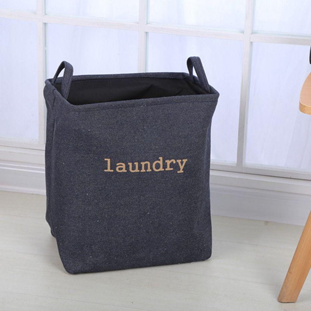 EVA Dirty Clothes Storage Basket Foldable Jute Clothes Storage Basket Toys Organizer  for Home