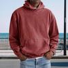 Men Hooded Pullover With Pocket Long Sleeve Fleece Sweatshirt Workout Tops Fall Fashion Hoodie