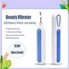 Beauty Device with Facial Skin Scrubber - Blackhead Remover Pore Cleaner Comedones Extractor for Facial Deep Cleansing (Blue)
