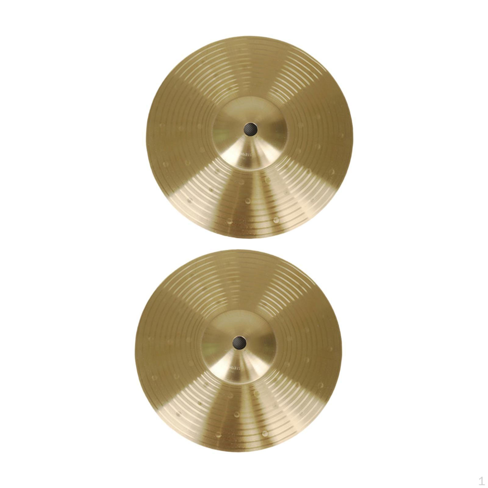 

2 упаковки барабанных тарелок для начинающих, сменные аксессуары для перкуссии Diameter 20cm