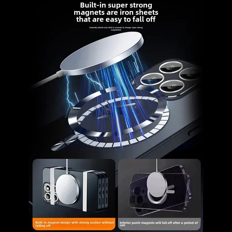 Magnetic Adsorption Phone Case for Xiaomi 15, 15 Pro, Heat Dissipation Function, Full Coverage, New